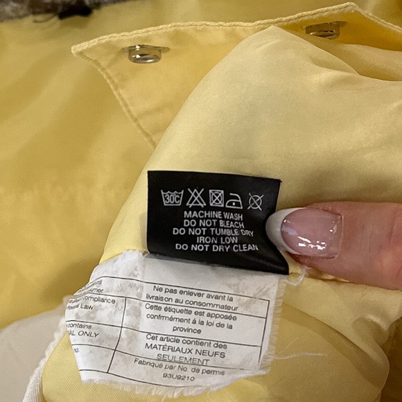 Nils Women’s Insulated Ski Jacket Butter Yellow Abstract Brown Small - Picture 7 of 12